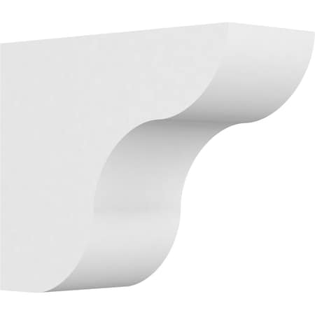 Ekena Millwork Standard Carmel Architectural Grade PVC Rafter Tail, 5"W x 10"H X 12"L RFTP05X10X12CAR